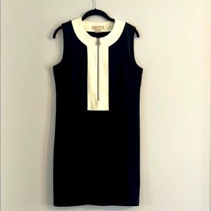 MICHAEL Michael Kors Color Block Black & White Sleeveless Dress Size S/P